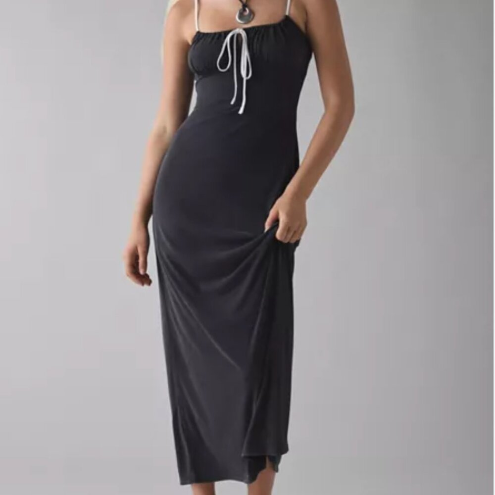 Urban Outfitters Cinched Tie Maxi Dress